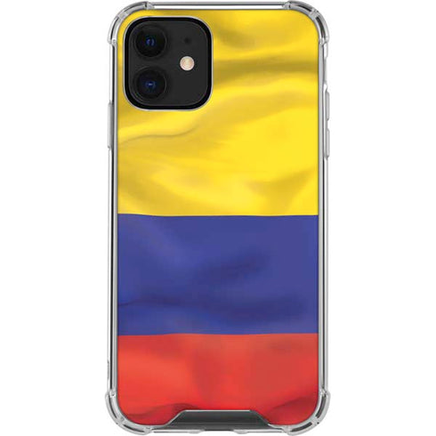Colombia Flag iPhone 12 Mini Clear Case
